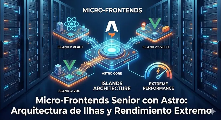 Micro-Frontends Senior con Astro: Arquitectura de Ilhas y Rendimiento Extremo