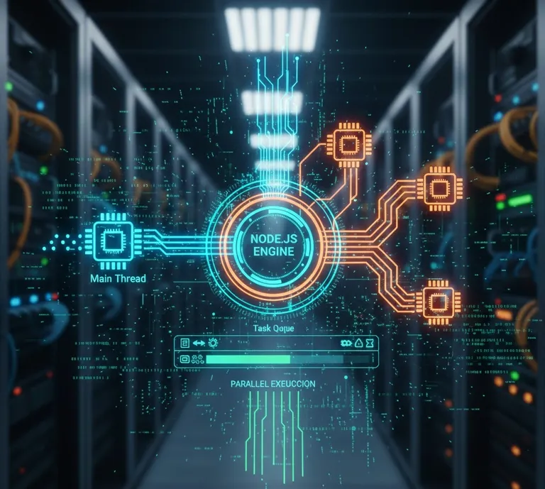Ingeniería de Alto Rendimiento en Node.js: Worker Threads y Memoria Compartida