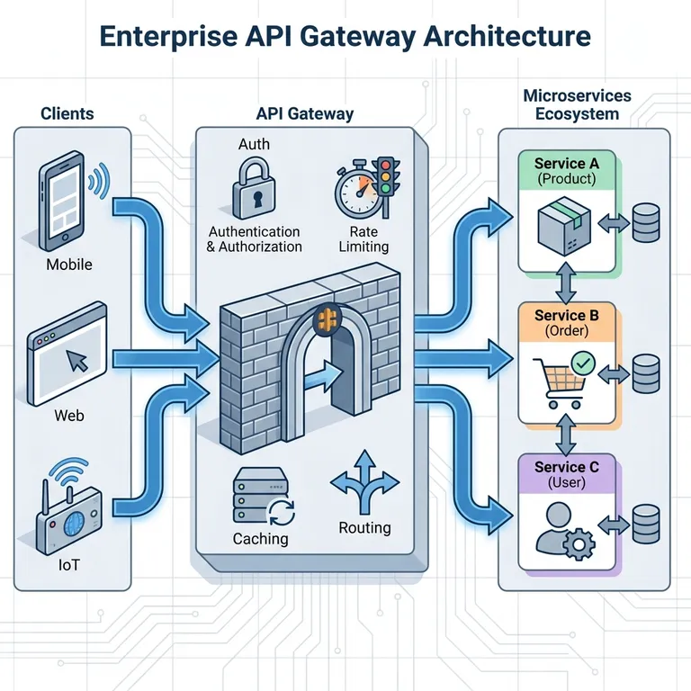 API Gateway Enterprise con Express y Drizzle