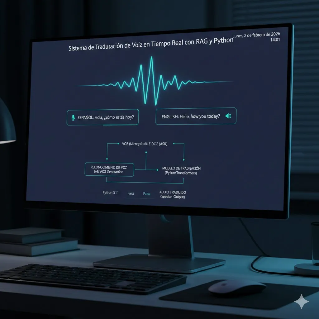 Sistema de Traducción de Voz en Tiempo Real con RAG y Python